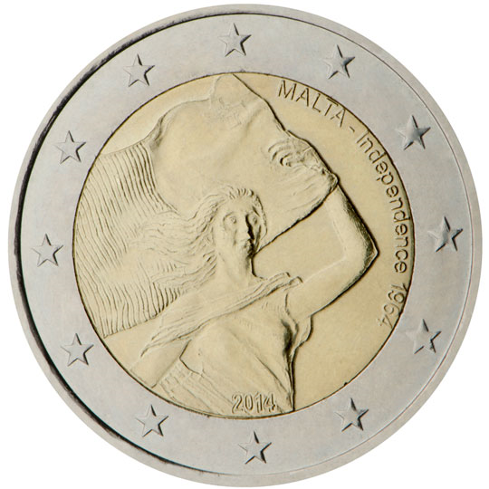 Malta 2 euro (2014) - Malta Independence 1964